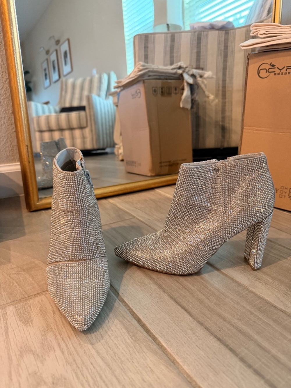 Steve Madden sparkly boots
